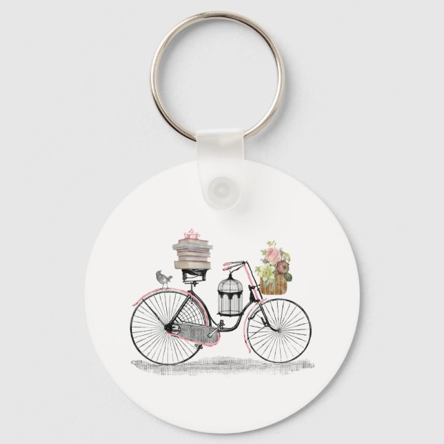 Fantasy push bike keychain (Front)