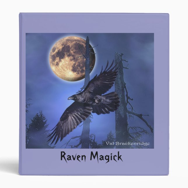 Fantasy Raven Binder (Front)