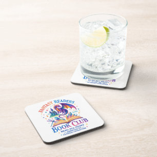 Fantasy Readers Book Club.... Beverage Coaster