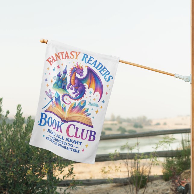 Fantasy Readers Book Club....  House Flag (Insitu (Back))