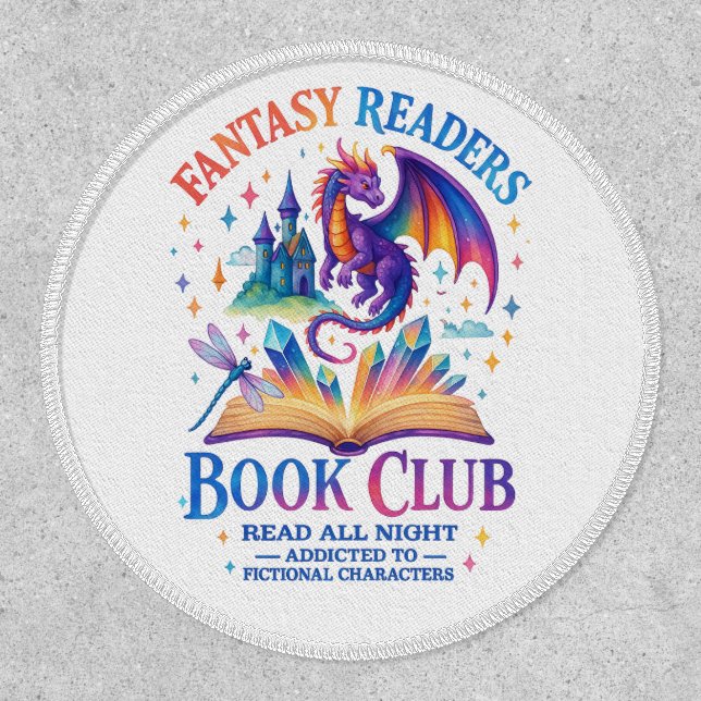 Fantasy Readers Book Club....  Patch (Front)