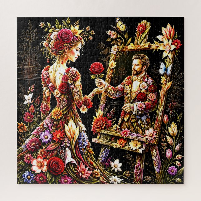Fantasy Rose Jigsaw Puzzle (Vertical)