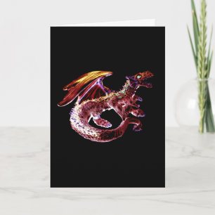 Fantasy Ruby Reds Dragon Card