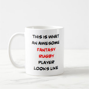 fantasy rugby player, awesome coffee mug