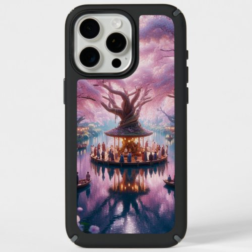 Fantasy Sakura Sanctuary iPhone 15 Pro Max Case