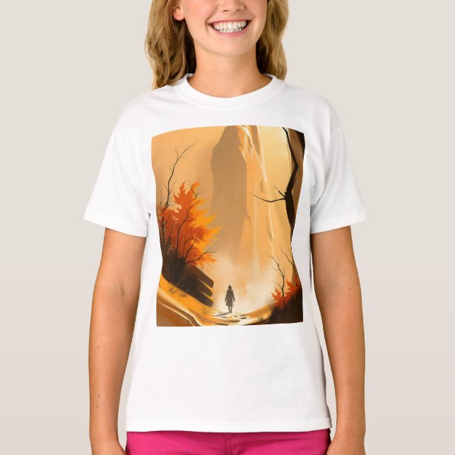 fantasy scene with atmospheric depth T-Shirt (Front)
