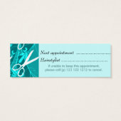 Fantasy Scissors Pattern Beleza Salon Appointment (Back)