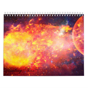 Fantasy skies calendar