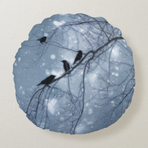 Fantasy Skies Round Pillow