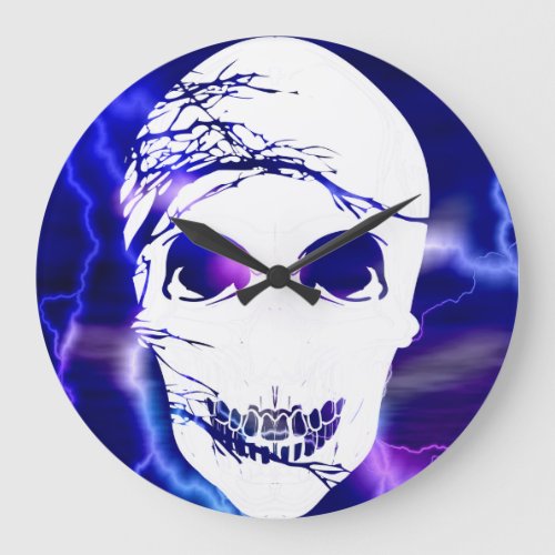 Fantasy Skull 9 Large Clock