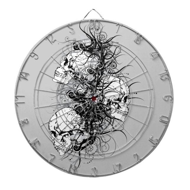 Fantasy Skulls Dart Board (Front)