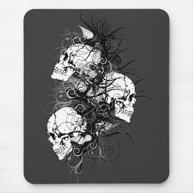 Fantasy Skulls Mouse Pad (Front)