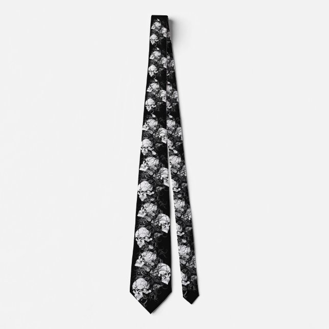 Fantasy Skulls Neck Tie (Front)