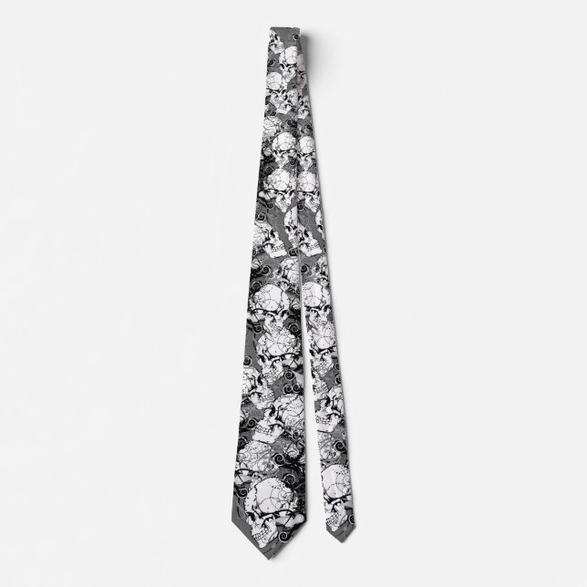 Fantasy Skulls Neck Tie (Front)