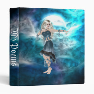 Fantasy Sky Siren 3 Ring Binder