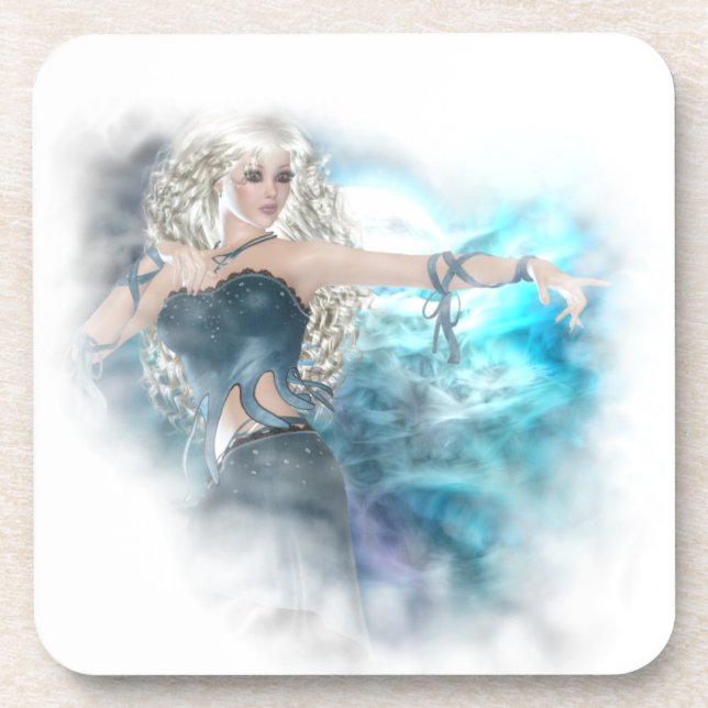 Fantasy Sky Siren Vignette Coaster (Front)