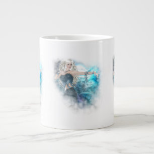 Fantasy Sky Siren Vignette Giant Coffee Mug