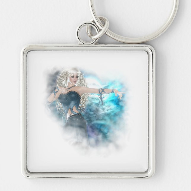 Fantasy Sky Siren Vignette Keychain (Front)