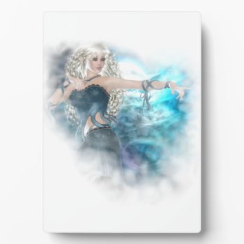 Fantasy Sky Siren Vignette Plaque by Fantasy_Gifts at Zazzle