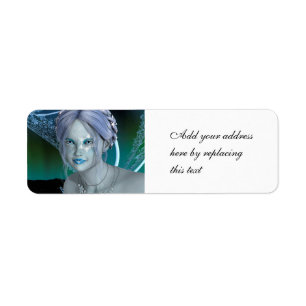 Fantasy Snow Fairy Label