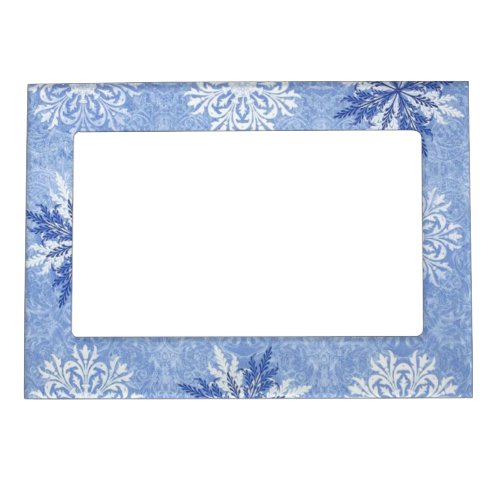 Fantasy Snowflakes 1 Magnetic Picture Frame