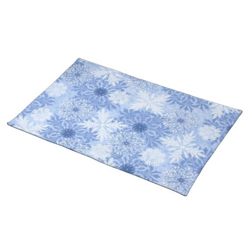 Fantasy Snowflakes 2 Cloth Placemat