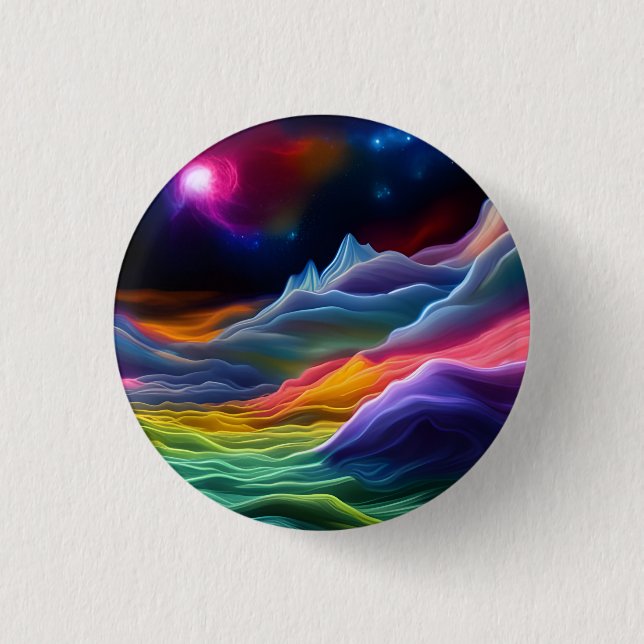 Fantasy Space Escape Button (Front)