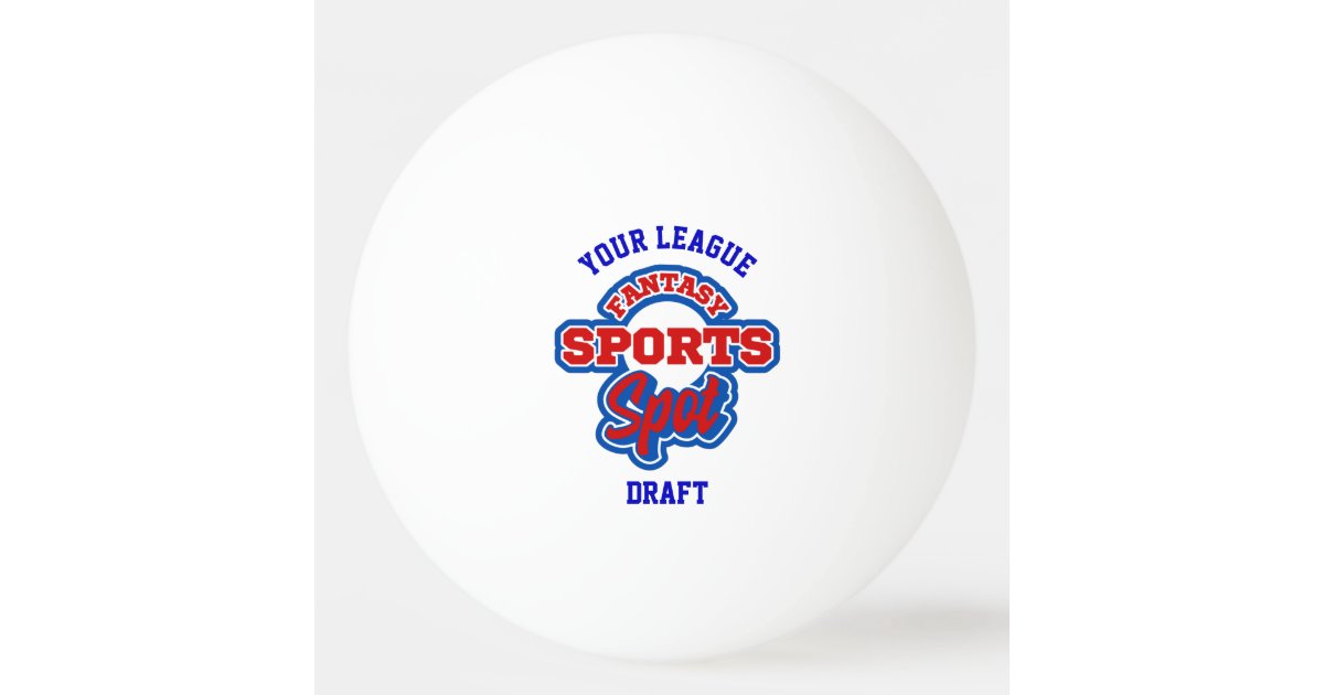 Fantasy Sports Spot Draft Pick Lottery Ping Pong Ball