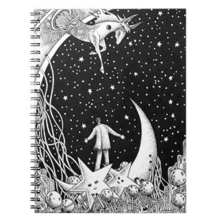 Fantasy starry sky notebook