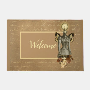 Fantasy Steampunk Bust Doormat