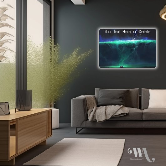 Fantasy Storm at Sea LED Sign