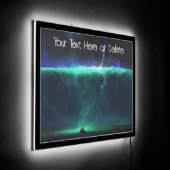 Fantasy Storm at Sea LED Sign (Angle)