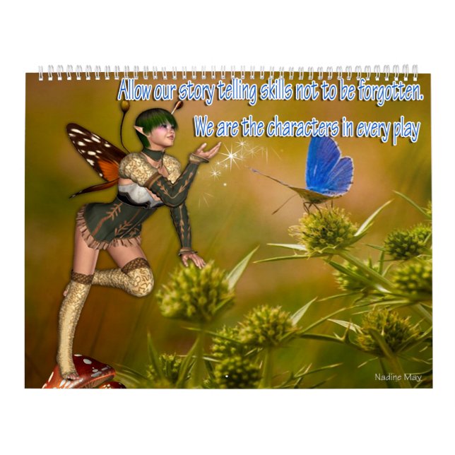 Fantasy story telling calendar (Cover)