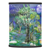 Fantasy Storybook Fairyland Landscape Image Lamp Shade (Left)