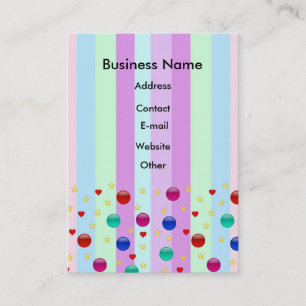Fantasy Stripes Business Card