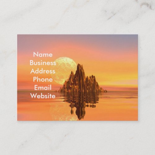 Fantasy Sunset Business Card