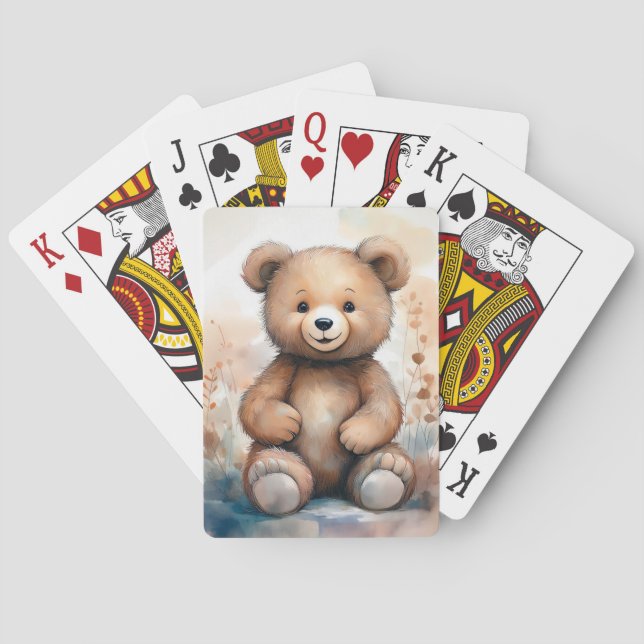 Fantasy Teddy Bear Playing Cards (Back)