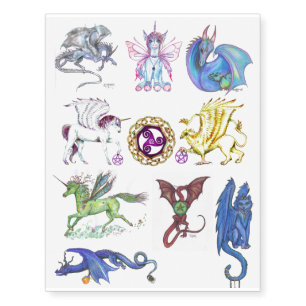 Fantasy Temporary Tattoos
