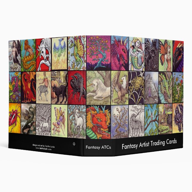 Fantasy Themed ATC Collectors Album Binder (Background)