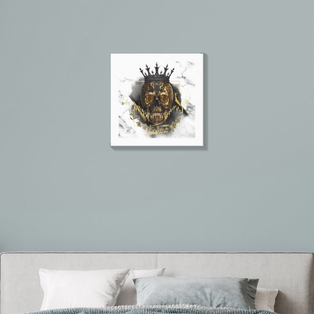 Fantasy Trade Design | Crypto Btc | Affirmations Canvas Photo Tile (Bedroom)