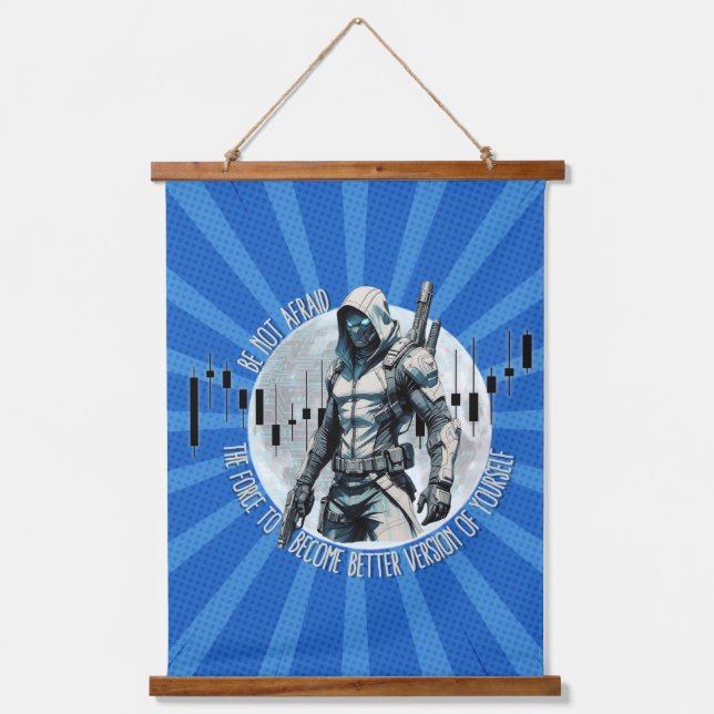 Fantasy trade design | Cyberpunk | Self growth Hanging Tapestry (Front)