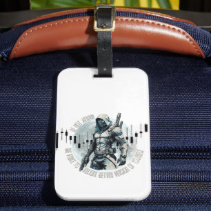 Fantasy trade design   Cyberpunk   Self growth Luggage Tag