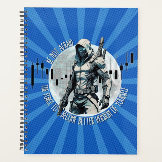 Fantasy trade design | Cyberpunk | Self growth Planner (Front)