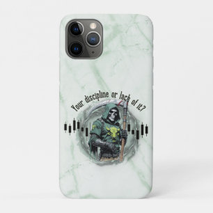 Fantasy trade design Grim Reaper motivation iPhone 11 Pro Case