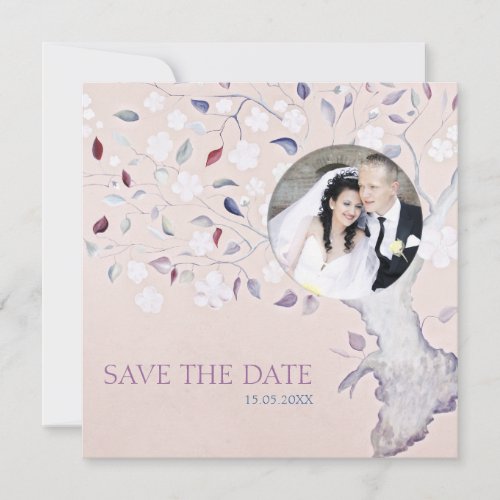 Fantasy Tree  Add Your Photo Wedding Save The Date