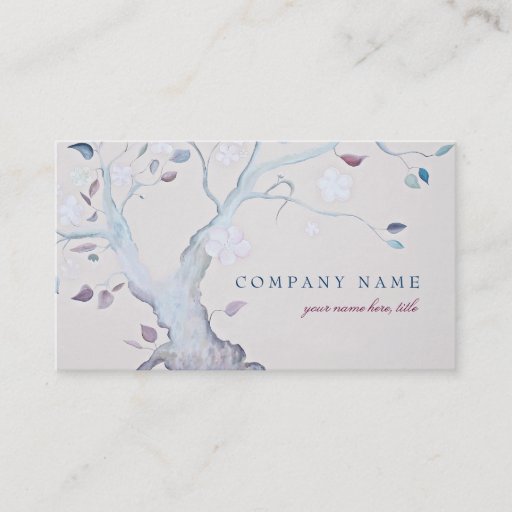 Customizable Fantasy Tree Business Card