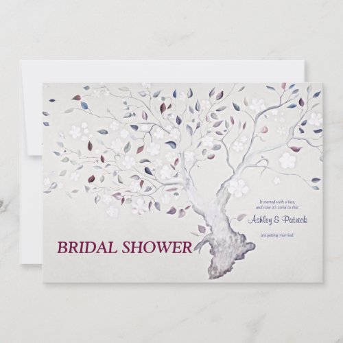 Fantasy Tree Wedding Bridal Shower Invitation