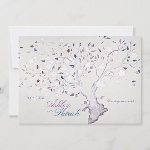 Fantasy Tree Wedding Invitation