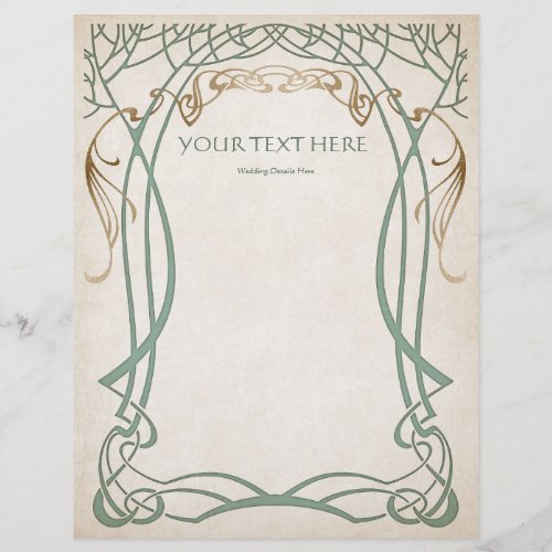 Fantasy Trees Wedding Flyer