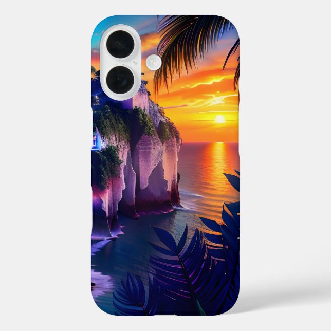 Fantasy Tropical Beach 7 Case-Mate iPhone Case (Back)